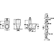 Pack WC à poser STRUKTURA sortie Vario blanc AFC déclipsable Réf. E20491-00