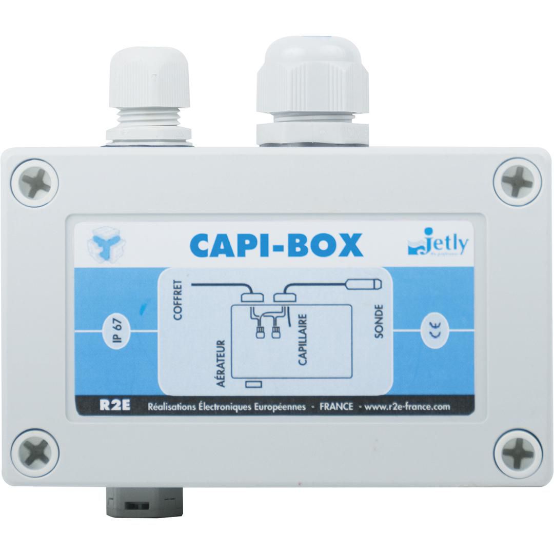 Boitier de raccordement CAPI-BOX - IP67 - Pour rallonge de Capteur de pression - Avec aérateur pour mise à la pression atmosphérique