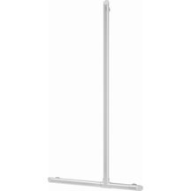 Barre de maintien en T BE-LINE diamètre 35 hauteur 1130x500 en aluminium blanc Réf. 511944W