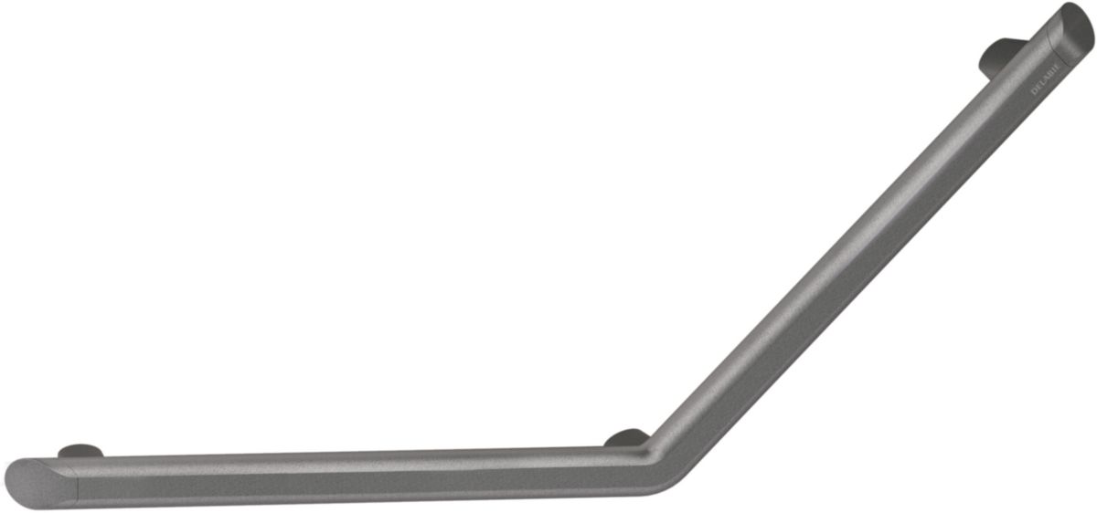 Barre à 135° BE-LINE diamètre 35 400x400 3 points fixes en aluminium anthracite Réf. 511982C