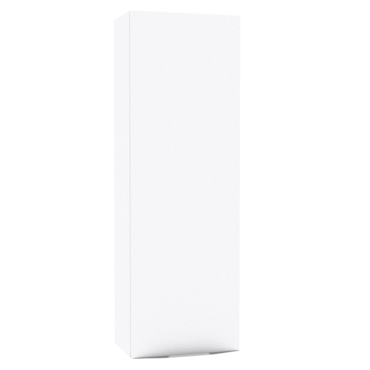 Meuble haut Alterna Plénitude 1 porte 2 tablettes H90cm l30cm P20cm Blanc mat version gauche