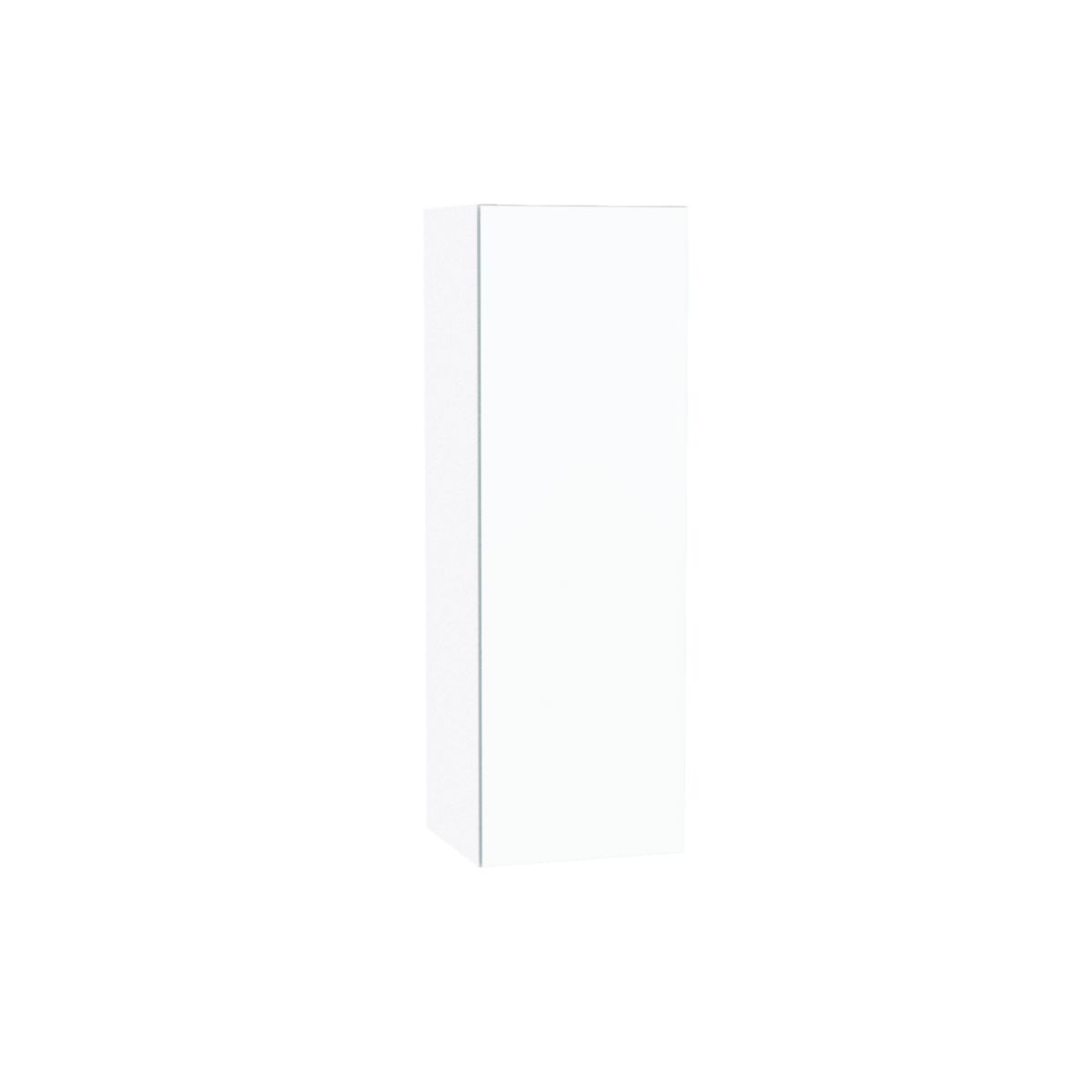 Armoire de toilette Alterna Plénitude 1 porte, H60 x L20 x P19cm Blanc mat version gauche