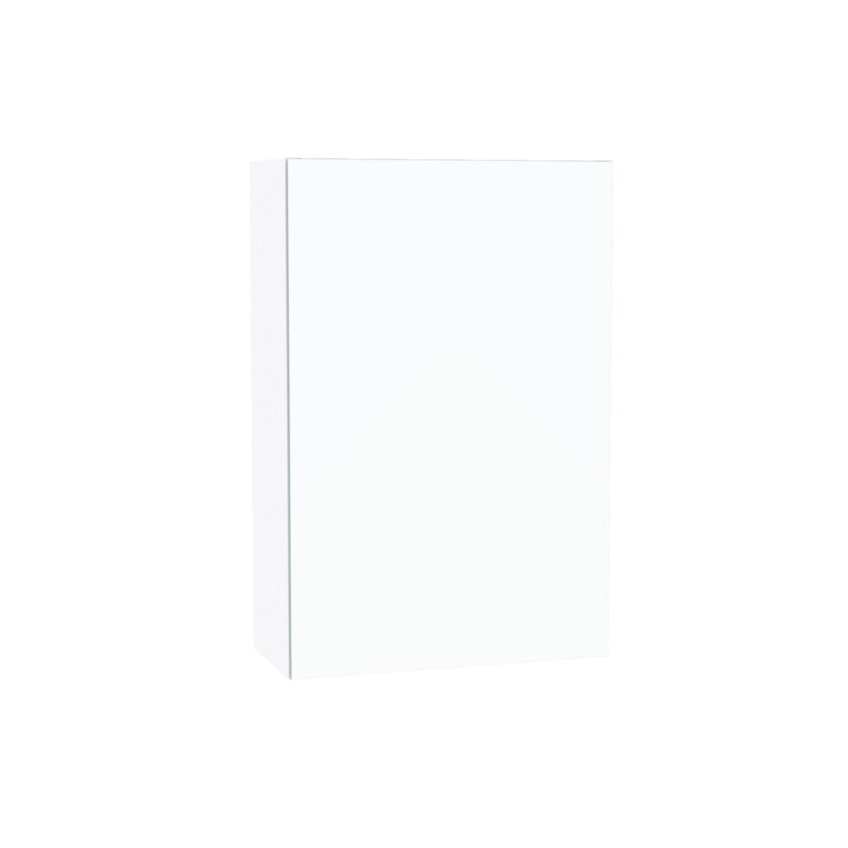 Armoire de toilette Alterna Plénitude 1 porte, H60 x L40 x P19cm Blanc mat version droite