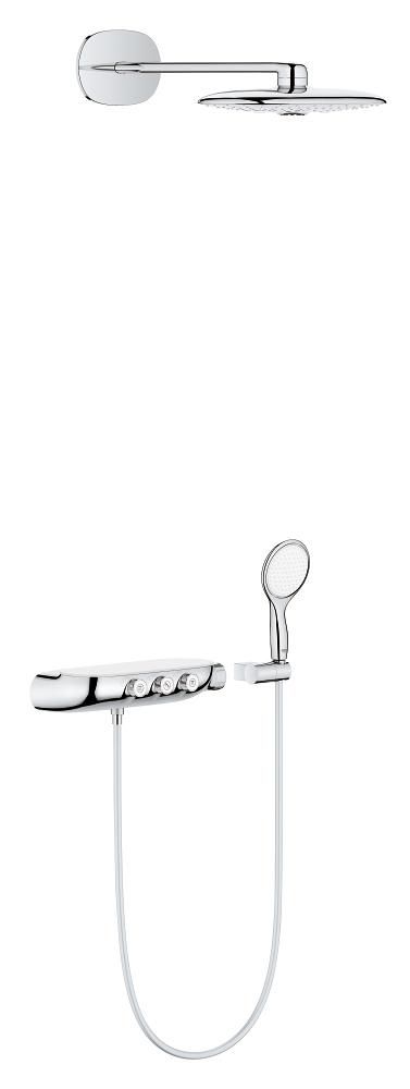 Système de douche thermostatique semi-encastré Rainshower System SmartControl Duo 360 Chromé 26443000