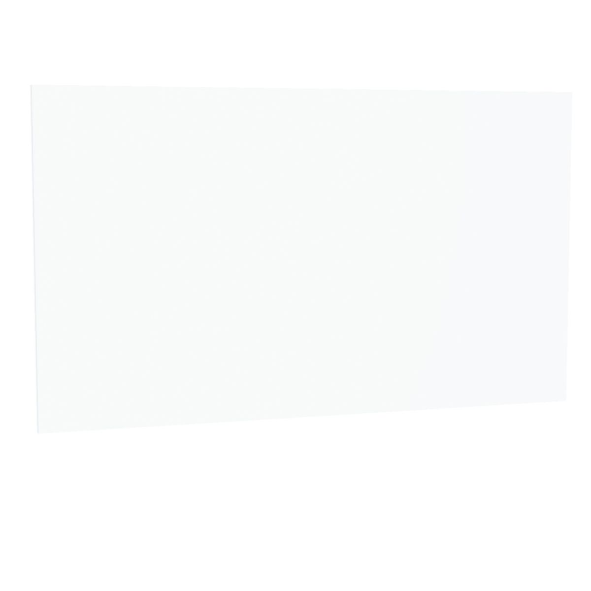 Miroir rectangulaire Alterna Plénitude L120xH70 côté coloris Blanc mat