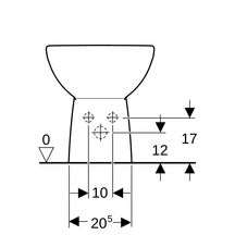 Bidet sur pied Renova Réf. 501.438.00.1