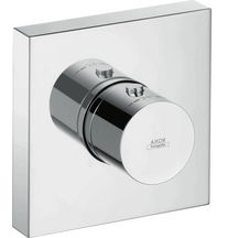 AXOR ShowerSolutions Module thermostatique encastré 120 / 120, Noir chromé brossé