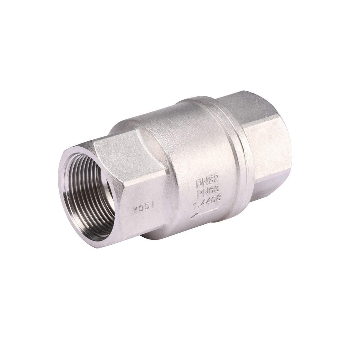 Clapet haute pression tout Inox 329 PN64 1"1/4 - Utilisation sur réseaux d'adduction et de distribution d'eau. Compatibles avec eau, huile, mazout, air comprimé.