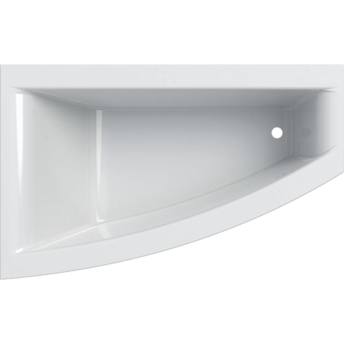 Baignoire RENOVA PLAN version droite standard 160x100 blanc réf.00060900000