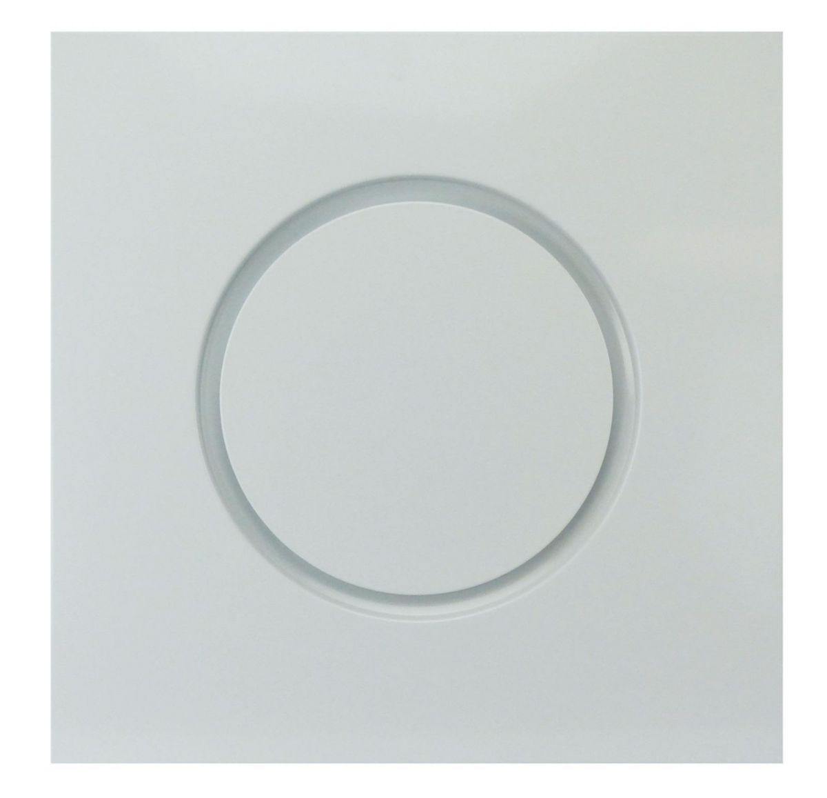 Mid DAM-FP 675 D200 - Diffuseur circulaire monocône installé sur dalle de faux plafond 675x675 - Petit volume D200