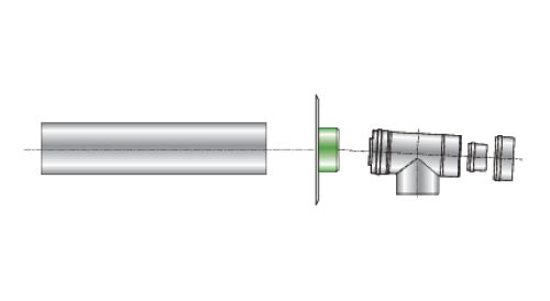 Kit de base PPS alu n°3 diamètre 80 / 125 mm colis DY716 réf. 84887716