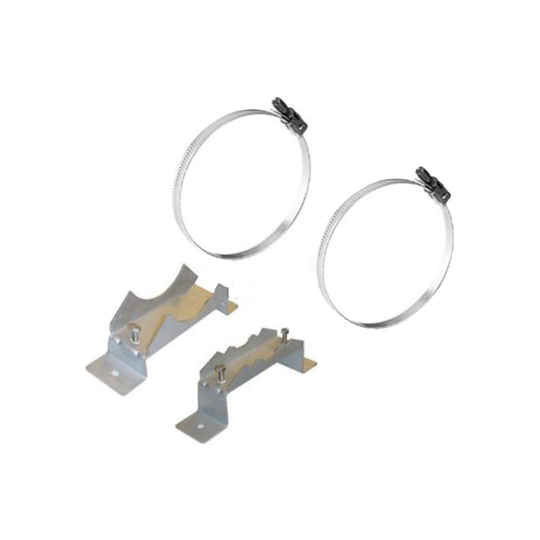 Kit support horizontal pour chemise de refroidissement de moteur immergé 4" - Composé de 2 supports et de 2 colliers de serrage