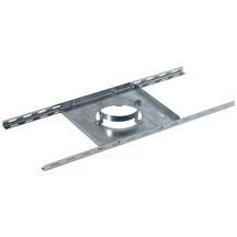 Conduits pellets - double paroi inox support de plancher galva d 80 - 130 réf. 485080