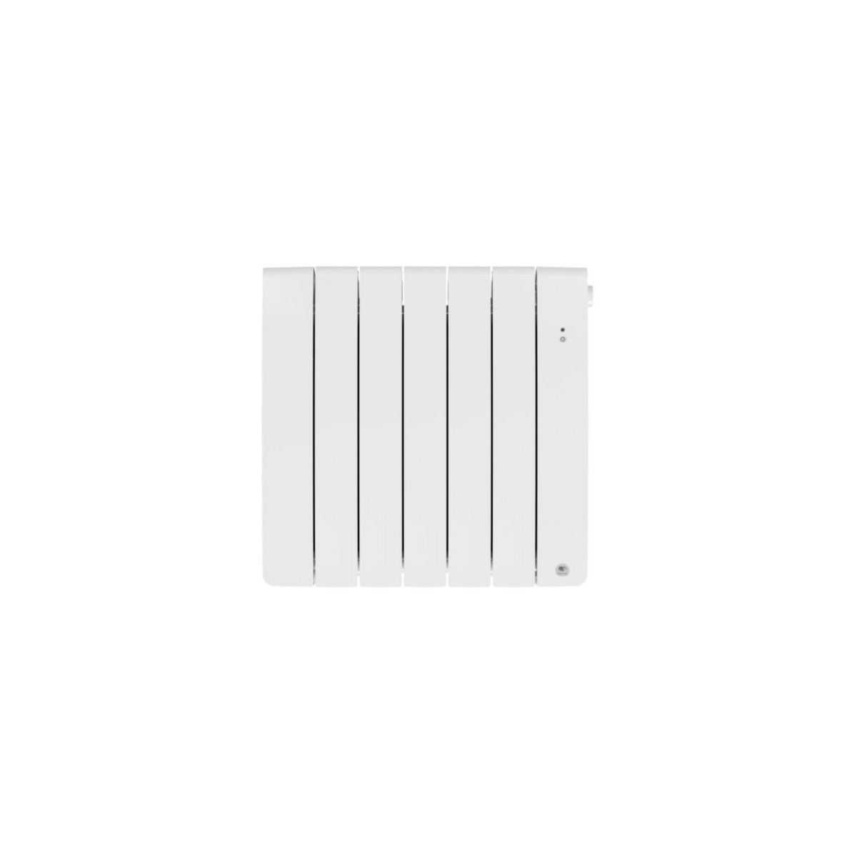 Radiateur chaleur douce connecté Bilbao 4 horizontal 750W Blanc brillant Réf. 493822