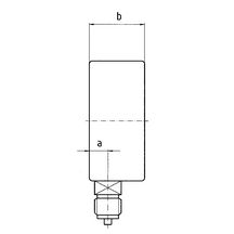 Manomètre diam 63mm 0 à 4 bars euro 51 raccord vertical