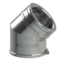 Coude à 45° Duoten Inox 316 I304 diamètre 150 - 200 mm Réf 505158