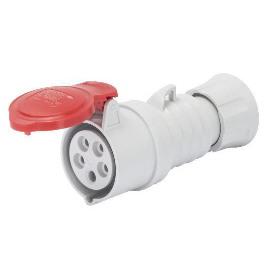 Prise mobile droite hp - ip44/ip54 - 3p+n+t 16a 380-415v 50/60hz - rouge - 6h - cablage rapide Réf / GW62009FH