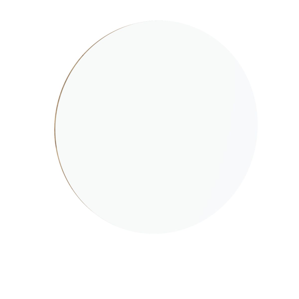 Miroir rond Alterna Plénitude diamètre 90cm côté coloris Chêne raphia