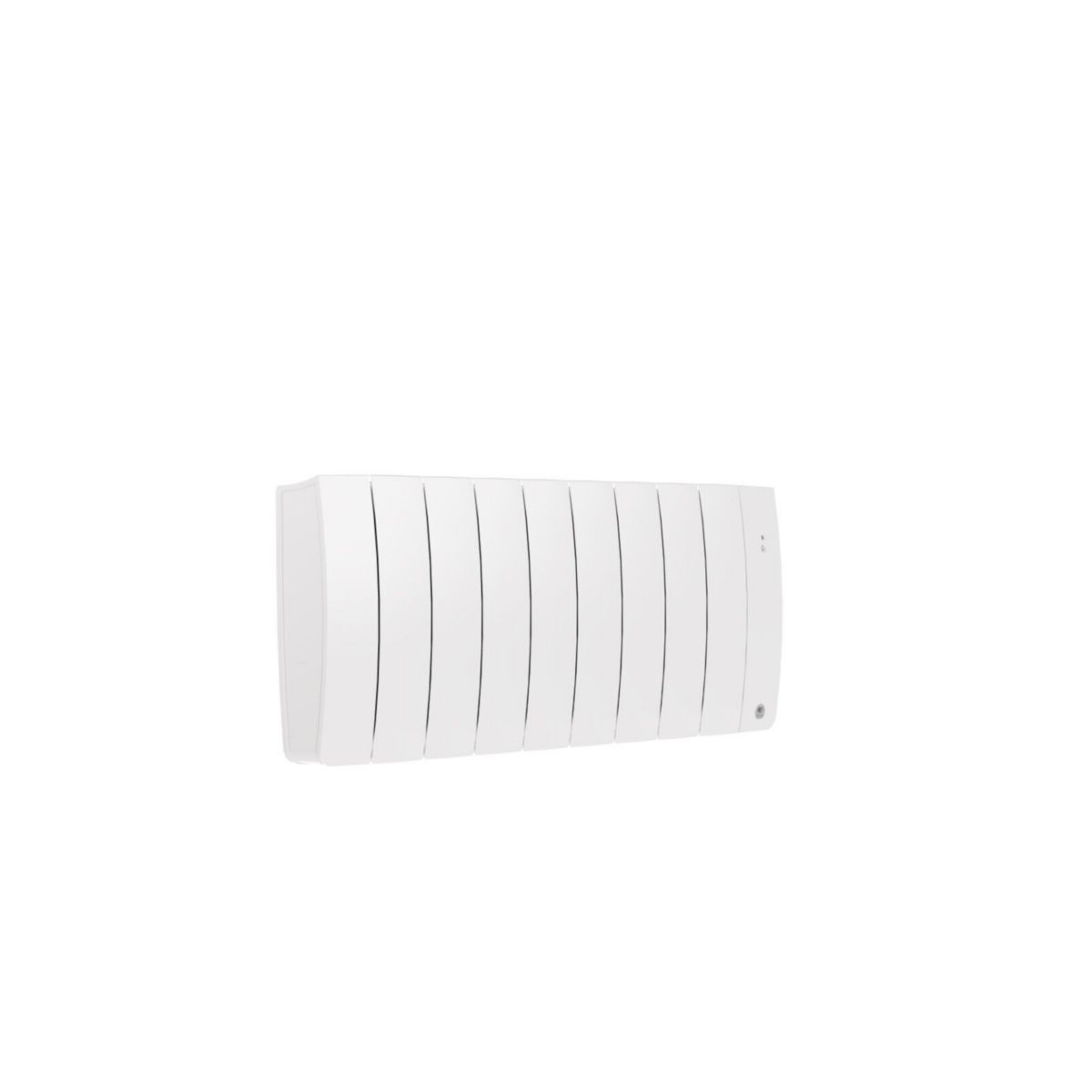 Radiateur chaleur douce connecté Bilbao 4 bas 1400W Blanc brillant Réf. 494837