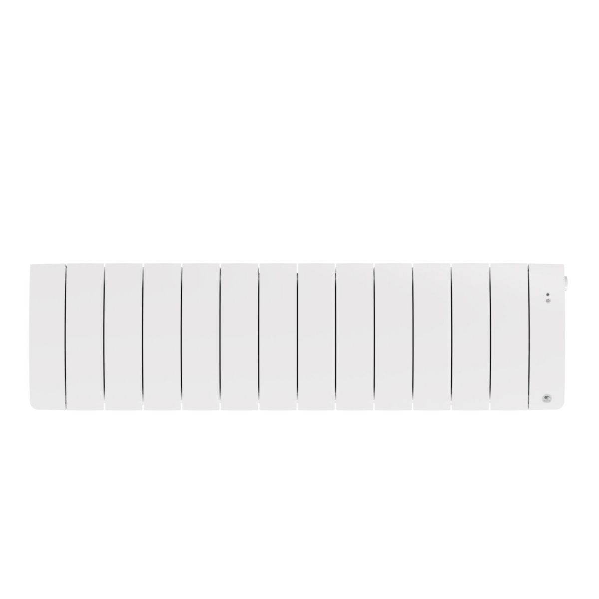 Radiateur chaleur douce connecté Bilbao 4 bas 1400W Blanc brillant Réf. 494837