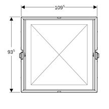 Coffre d'encastrement brut pour armoire de toilette Geberit ONE 105x90 cm réf:111.944.00.1