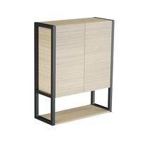 Rangement Mezzo ALTERNA 64x80x25 cm avec console noire