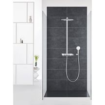 Colonne de douche avec mitigeur thermostatique Rainshower System SmartControl Duo 360 Chromé 26250000