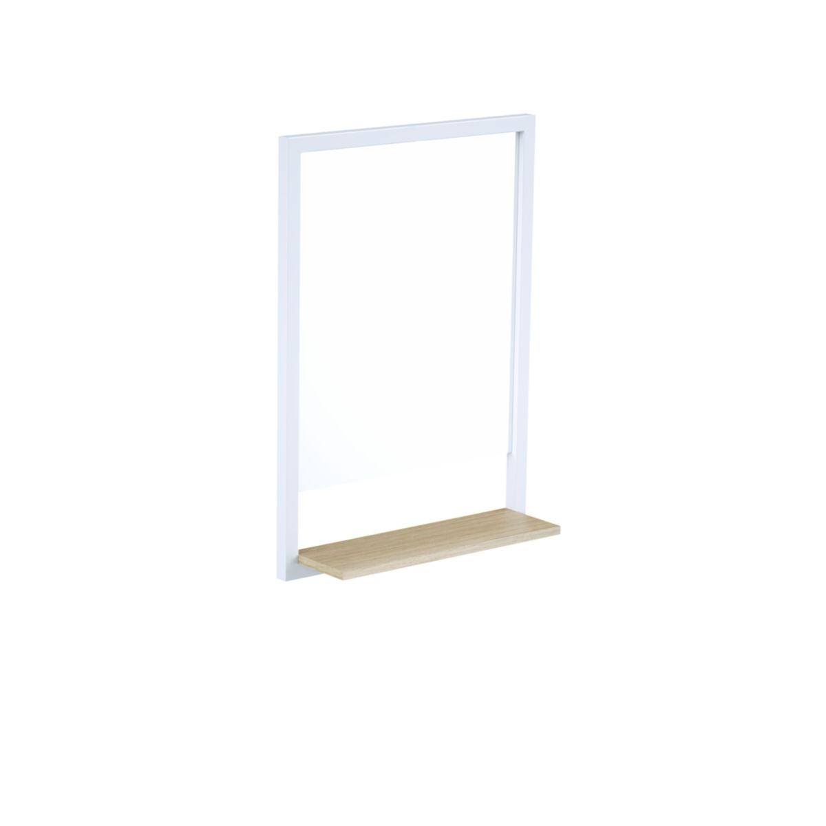 Miroir Alterna Mezzo 50x70x14 cm blanc