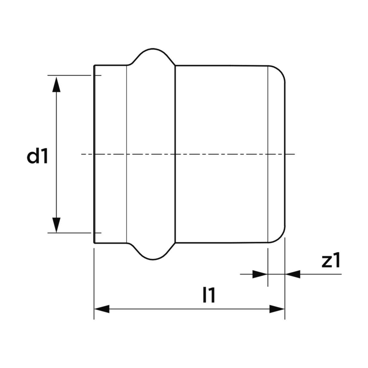 Bouchon SP5301V cuivre à sertir femelle D54 réf 6671445