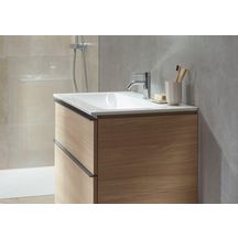 Lavabo slim Geberit iCon 60 cm sans trop plein et avec trou de robinetterie