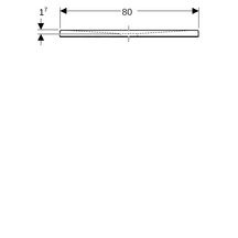 Receveur de douche Renova Plan en céramique rectangulaire 120 x 80 cm blanc  réf. 550.316.00.1