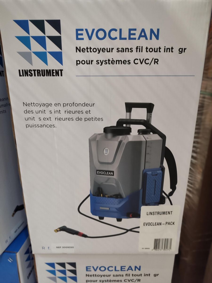 Set nettoyeur à pression EVOCLEAN + 1 batterie 18V 3.0 Ah MAKITA + 1 station de charge rapide Réf. 3009350