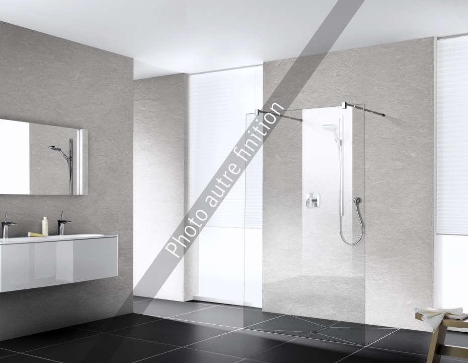 Walk-in-Shower XB FREE avec 2 stabilisations murales, WALK-IN-SHOWER XB, largeur 1400 mm, hauteur 2000 mm, Profilé Argent POLI, Verre clair Réf. XBFW114020VAR