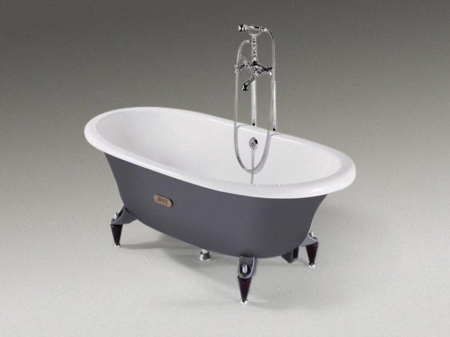 Cuve de baignoire en fonte NEWCAST 170x85cm, gris réf. A233650000