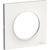 Odace plaque styl blanc 1 poste Réf S520702