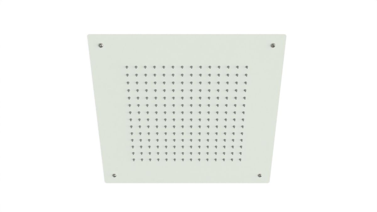 Plafond CIEL de douche encastré 500x500mm Blanc Mat réf. 158702.9016M