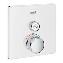 Thermostatique pour installation encastrée 1 sortie Grohtherm SmartControl Blanc 29153LS0