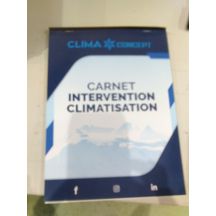 Carnet intervention clim Réf. PRO25022