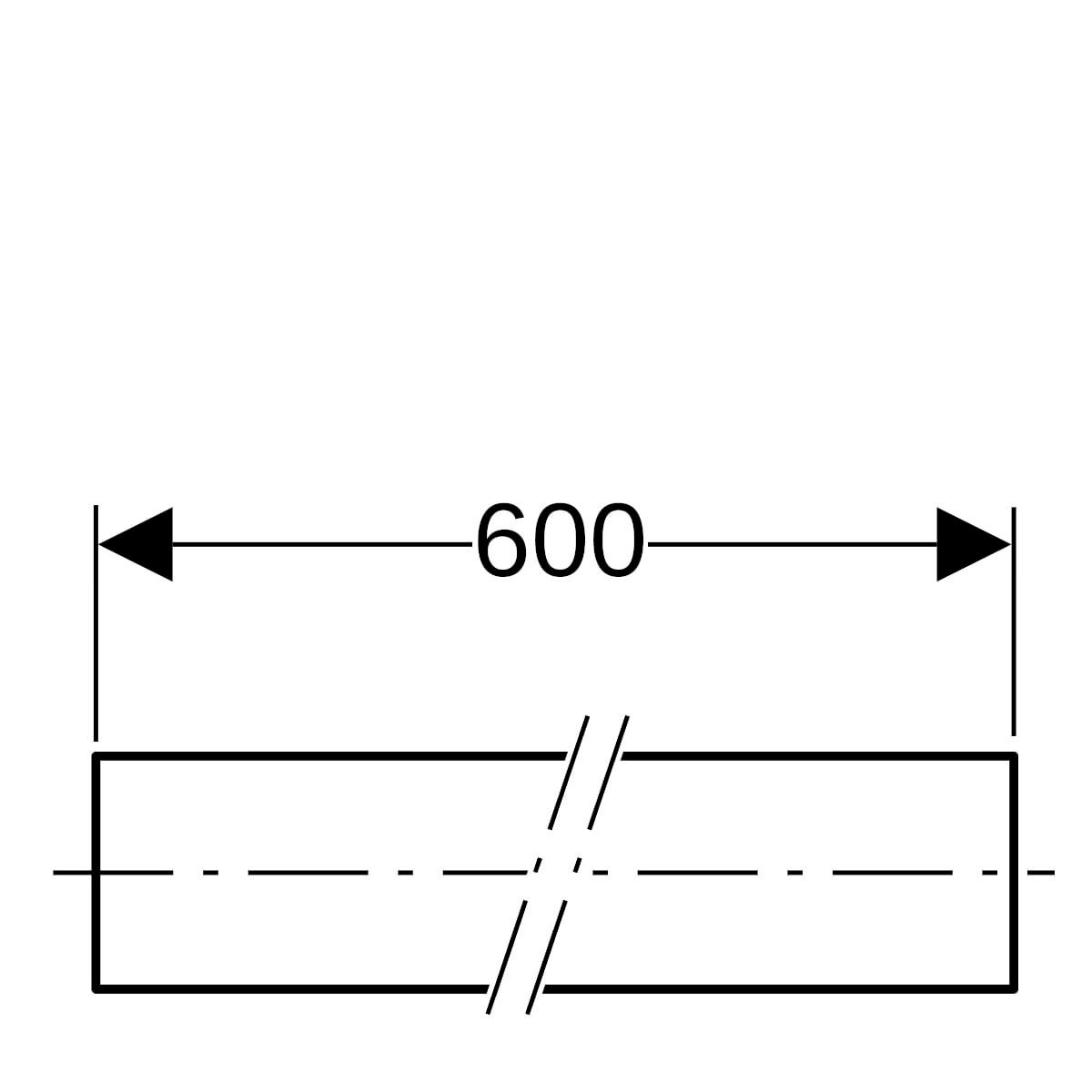 Tube électrozingué à l'extérieur grosse botte D12-9,6 mm acier carbone Longueur 6m Réf. 29101