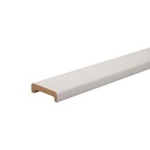 Nez de cloison MDF prépeint blanc 11 x 73 x 2500 mm réf. 067149