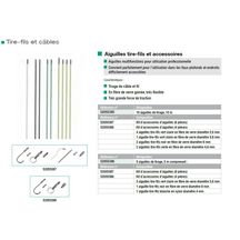 Aiguilles de tirage avec accesssoires longueur 10 mètres Réf 52055385