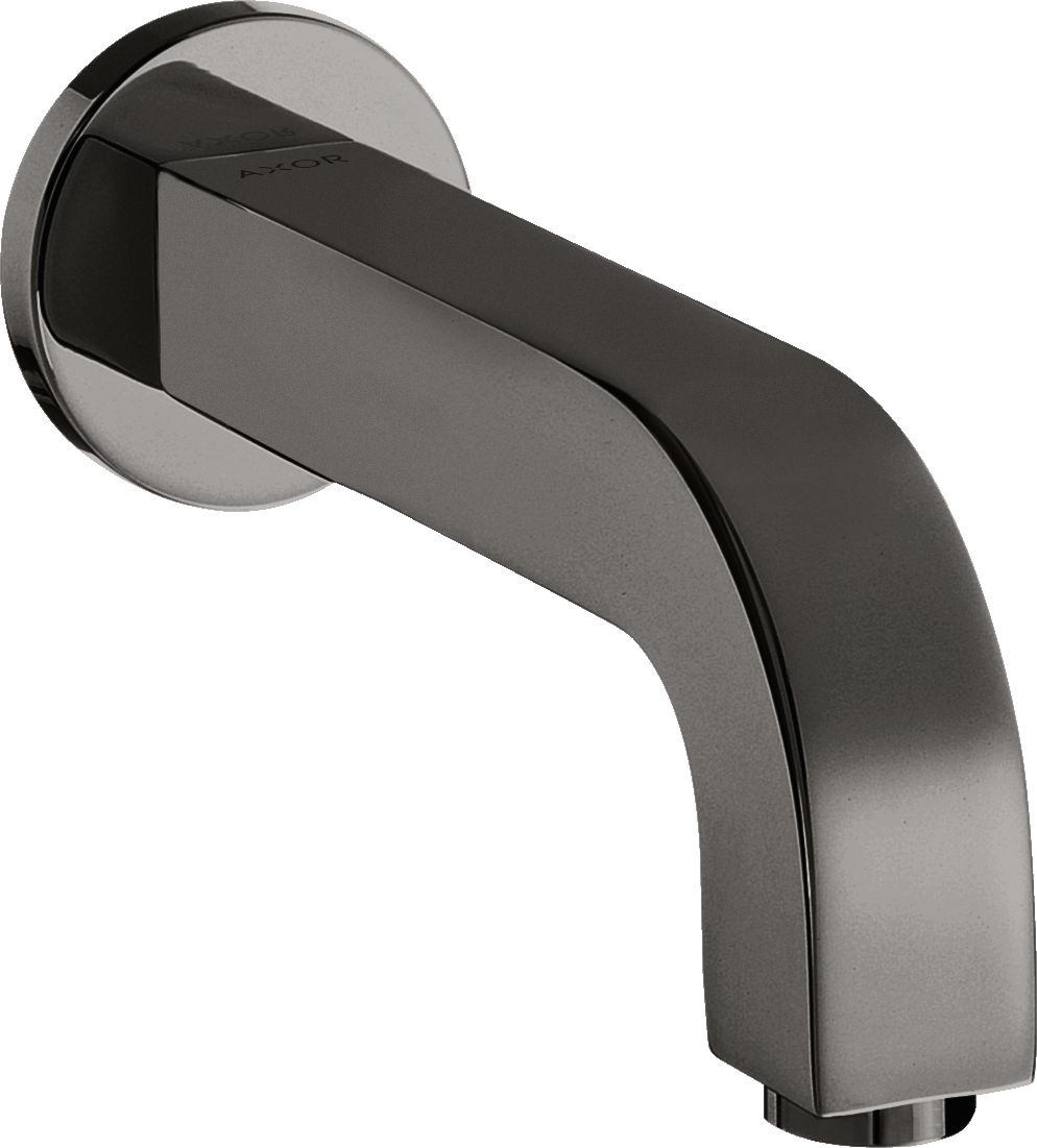 AXOR Citterio Bec de baignoire M 3/4", Noir chromé poli