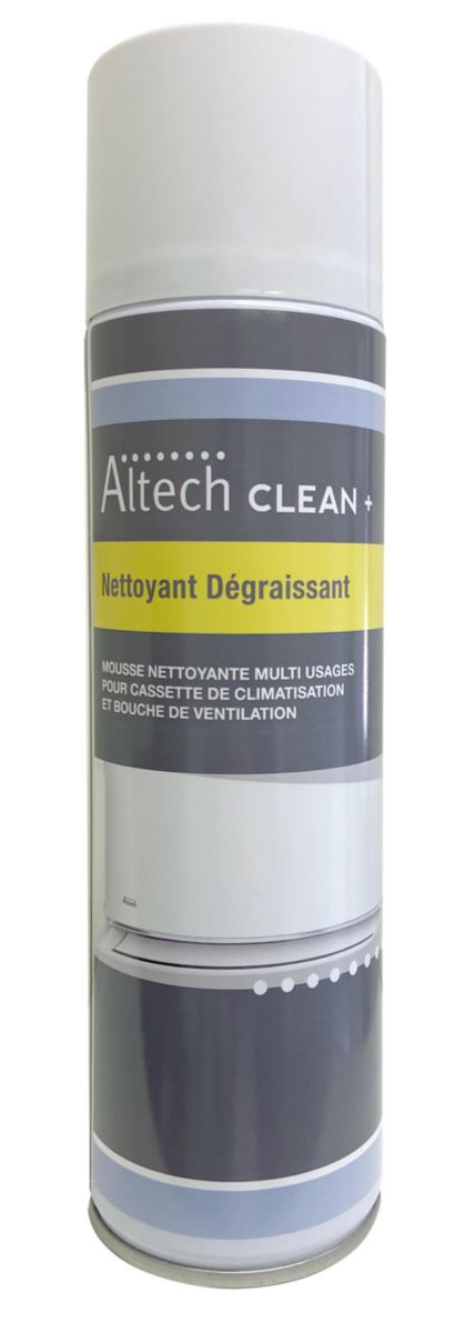 MOUSSCLEAN - Mousse nettoyante multi-usages pour caissette de climatisation et bouche de ventilation 500ml - Clean+ Altech