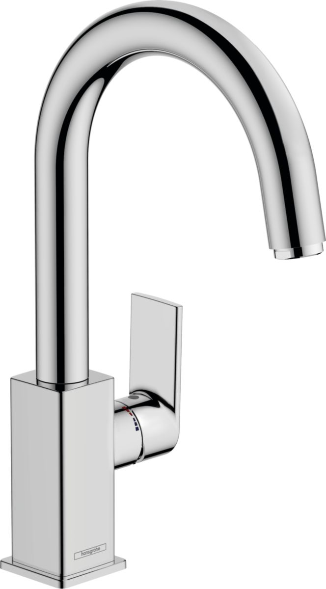 Mitigeur lavabo Vernis Shape  200 avec tirette et vidage synthétique Chromé Réf. 71564000