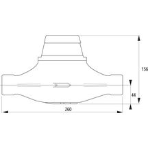 Compteur volumétrique eau froide AQUADIS 260mm DN30 pré-équipé com. Réf AQ30DMTSN