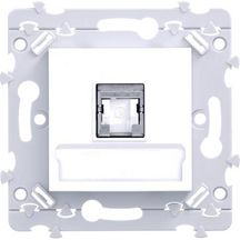 Prise RJ45 Essensya cat.6 stp - Blanc - Réf. WE226