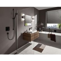 Set de finition pour mitigeur bain/douche encastré VIVENIS Noir mat Réf. 75415670