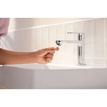 Mitigeur de lavabo 110  Rebris S CoolStart sans tirette ni vidage Chromé Réf. 72520000