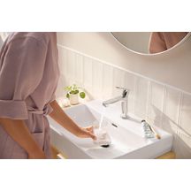 Mitigeur de lavabo 110  Rebris S CoolStart sans tirette ni vidage Chromé Réf. 72520000