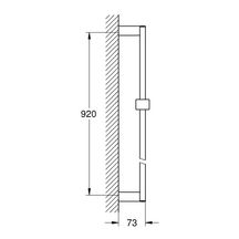 Barre de douche 900 mm Euphoria Cube Chromé 27841000